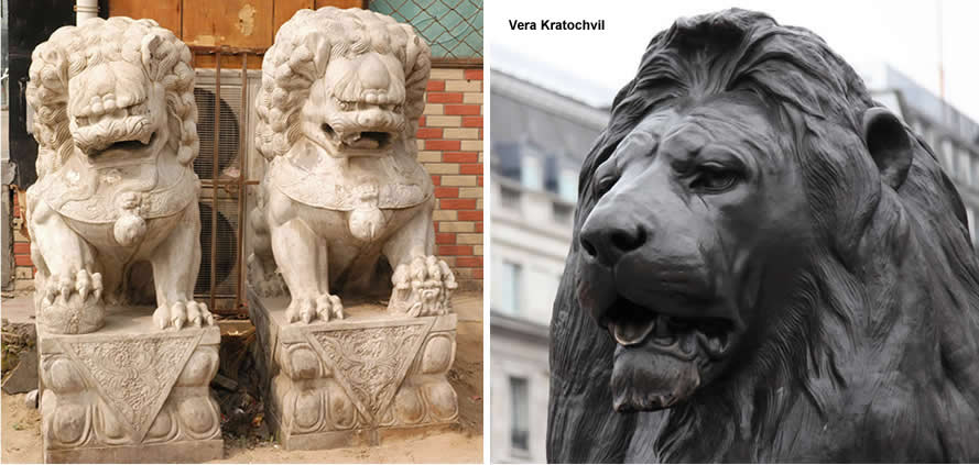 lions-statue-hybrid-dragon-art-lesson-student-teacher-lesson