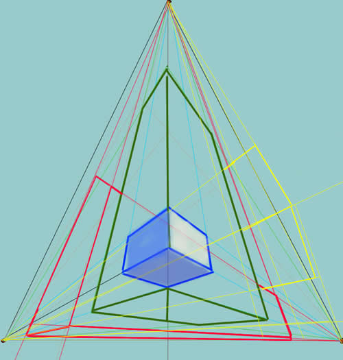 How to draw in 3 point perspective