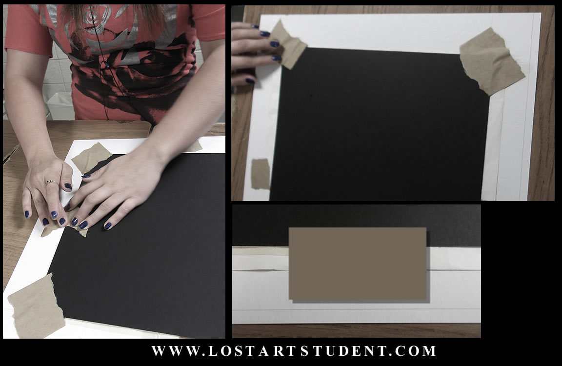 matting-shipping-tape-water-apply-student-teacher-classroom-art-shipping-back-board-