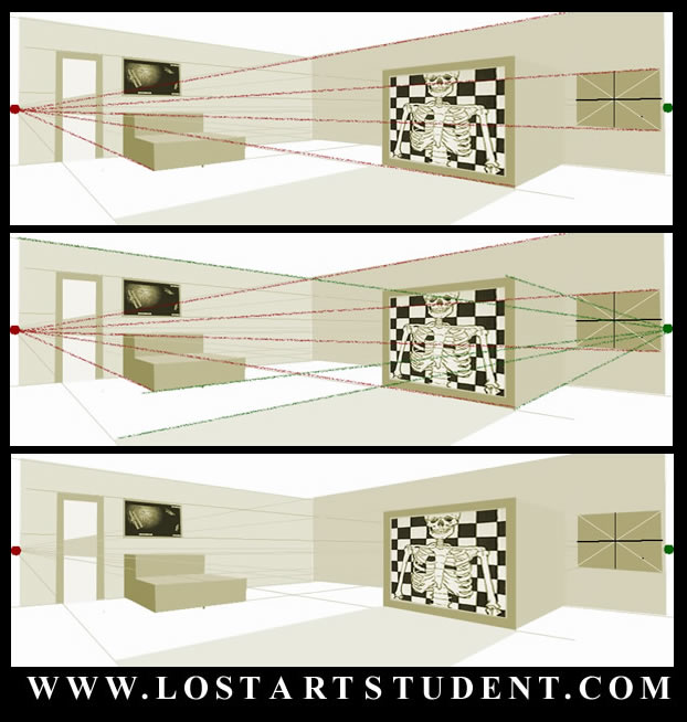 How To Draw A 2 Point Perspective Room