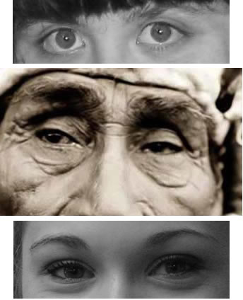 eye portrait drawing