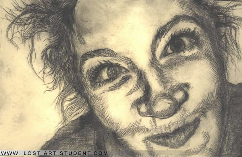 art-dry-point-education-artist-ink-printmaking-etching-kattie-stoll-lostartstudent-student-woman-close-up-face